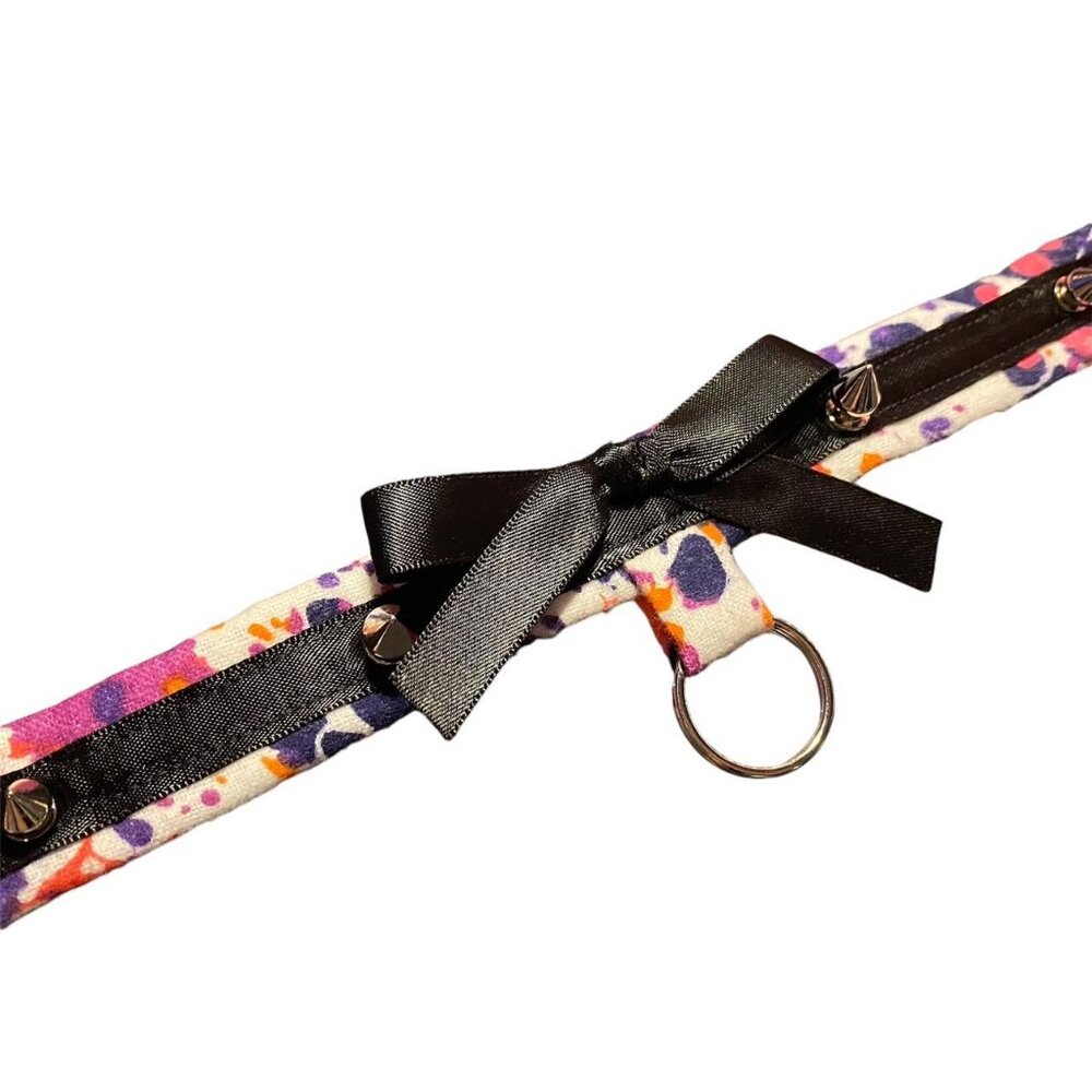 holy work kink collar / choker handmade by yours truly 🖤